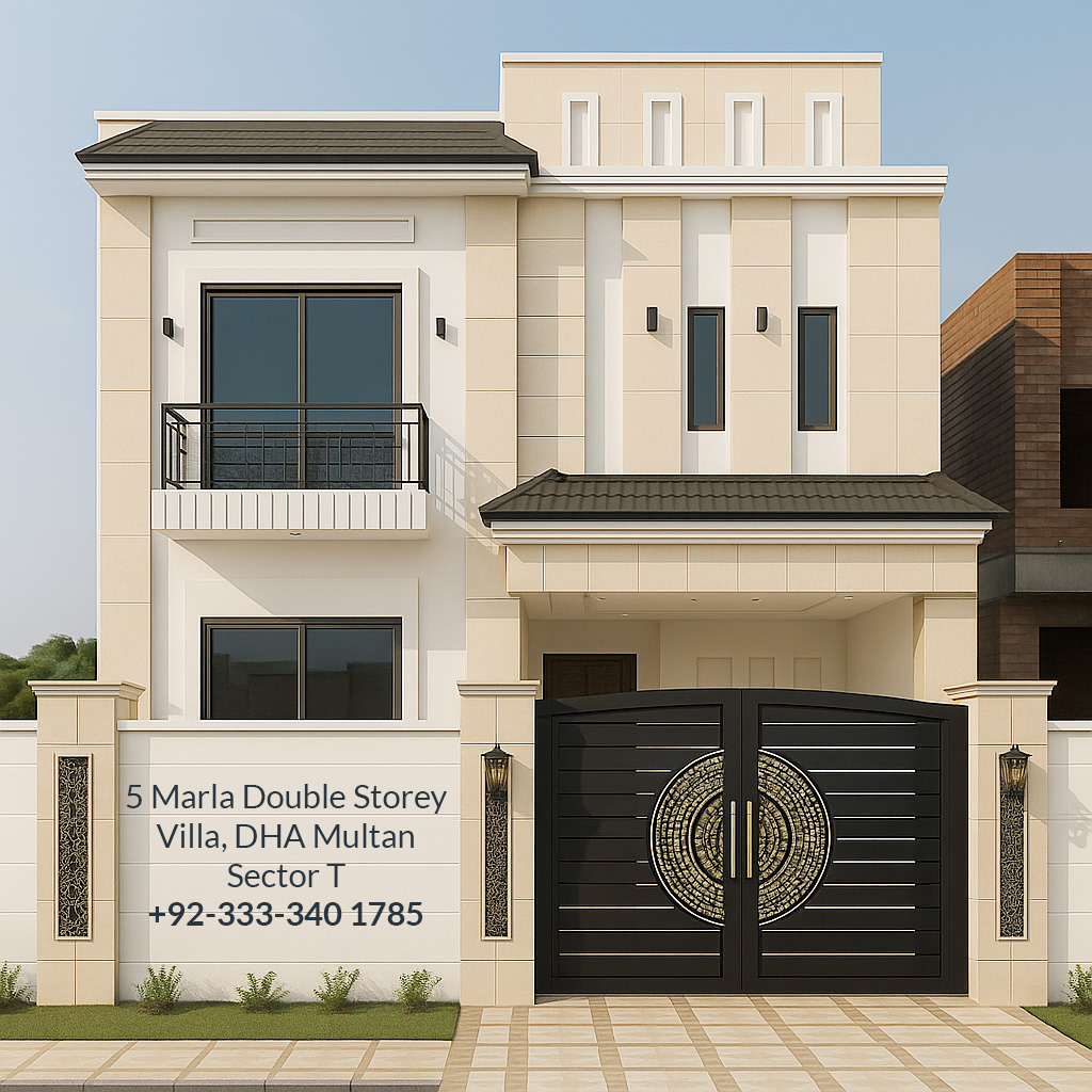 Smart 5 Marla Villa - DHA Multan - 3 year Plan